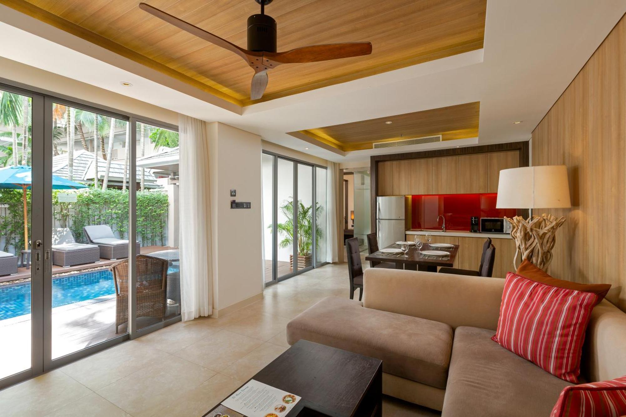Grand Mercure Phuket Patong Екстер'єр фото Living room of a pool villa at The Village